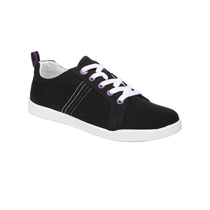 VIONIC Venice Stinson vegan sneakers size 7.5 Black Women's GUC..